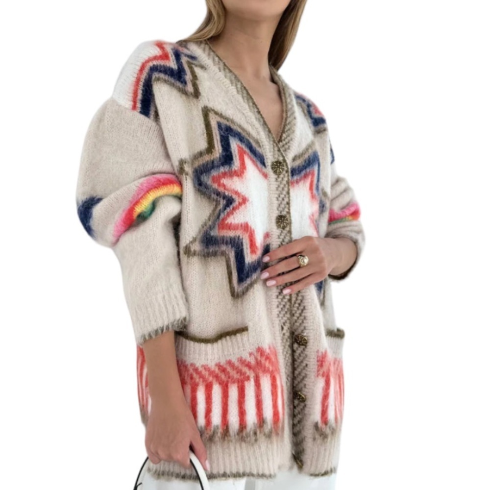 NWT COMMENSE Caesars Palace Cardigan